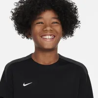Nike Dri-FIT Strike Big дитячі Short-Sleeve Soccer Top колір чорний