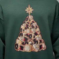 Nike Jordan Brooklyn Fleece чоловічі Crew-neck світшот колір зелений