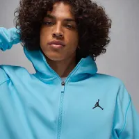 Nike Jordan Sport Hoop Fleece мужские Dri-FIT Full-Zip Толстовка с капюшоном синий