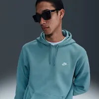 Nike Club чоловічі Pullover Fleece Толстовка з капюшоном блакитний