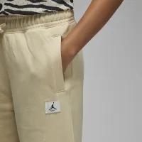 Nike Jordan Flight Fleece жіноча Pants колір коричневий
