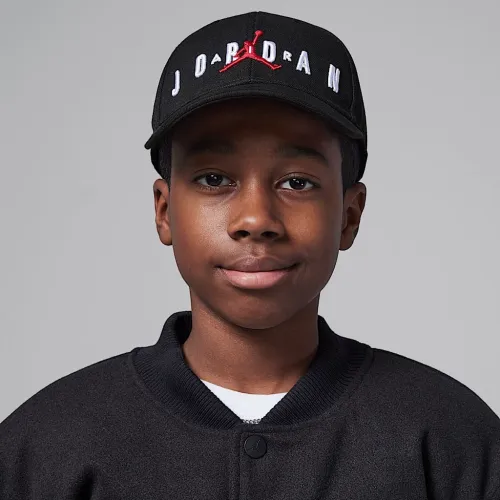 Nike Jordan Big детские Structuцвет красный Strapback Cap цвет черный