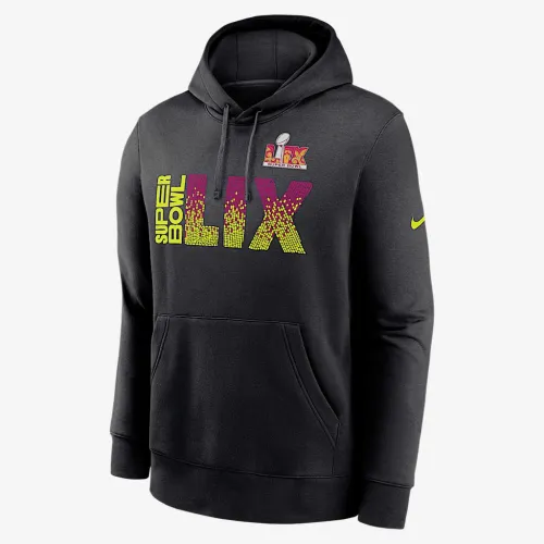 Super Bowl LIX Club Men’s Nike NFL Pullover Толстовка з капюшоном колір чорний