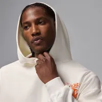 Nike Jordan Brooklyn чоловічі оверсайз Pullover Толстовка з капюшоном колір білий