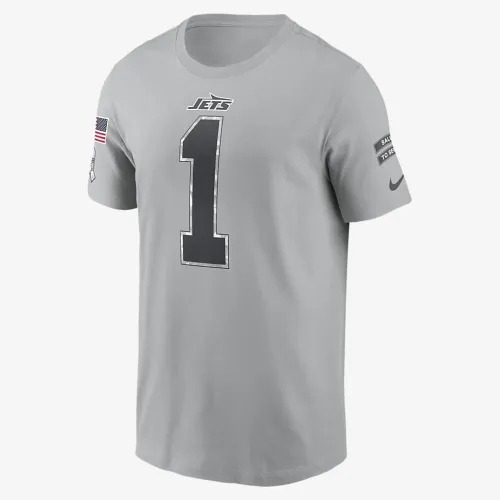 Sauce Gardner New York Jets Salute to Service чоловічі Nike NFL футболка колір сірий