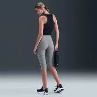 Nike One жіноча З високою талією Capri лосіни колір сірий