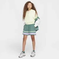 Nike Sportswear Club Fleece Girls' Boxy Crew-Neck свитшот цвет зеленый