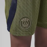 Nike Paris Saint-Germain Strike Fourth Big детские Jordan Dri-FIT Soccer шорты цвет зеленый