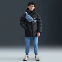 Nike Sportswear All Day Play Big дитячі Therma-FIT Loose-Fit Puffer Куртка колір чорний