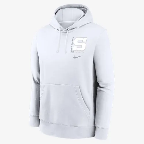Penn State 2025 колір білий Out Club чоловічі Nike College Pullover Толстовка з капюшоном колір білий