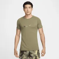 Nike Flex Rep мужские Dri-FIT Short-Sleeve Fitness Top цвет зеленый