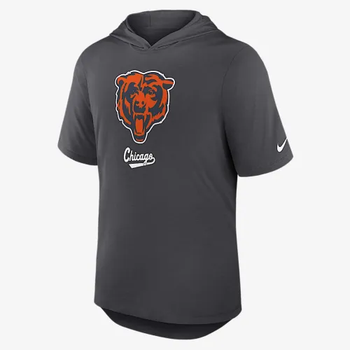 Chicago Bears чоловічі Nike Dri-FIT NFL Hooded футболка колір сірий