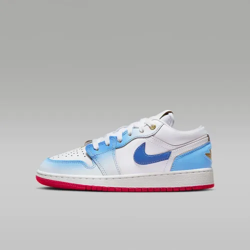Nike Air Jordan 1 Low SE Big дитячі Кросівки колір білий