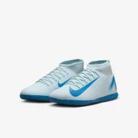Nike Jr. Mercurial Superfly 10 Club Little/Big детские IC High-Top Soccer Кроссовки синий
