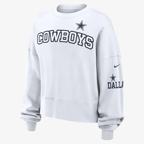 Dallas Cowboys женская Nike NFL Pullover Crew цвет белый