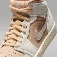 Nike Air Jordan 1 Mid SE женская Кроссовки цвет коричневый