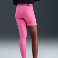 Nike A'ja Wilson Girls' A'symmetric Mid-Rise Single-Leg баскетбольні лосіни Pink