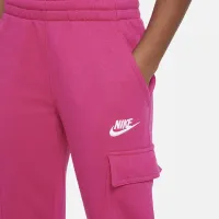 Nike Sportswear Club Fleece Big детские Cargo Pants Pink