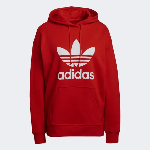 Кофта/футболка adidas Originals Adicolor Trefoil Толстовка з капюшоном H33588 - Червона