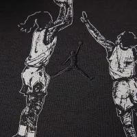 Nike Jordan Brooklyn Fleece жіноча Printed Pullover колір чорний