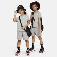 Nike Club Little дитячі Knit шорти комплект колір сірий