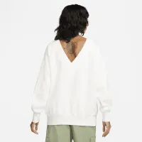 Nike Sportswear Phoenix Fleece женская оверсайз V-Neck свитшот цвет белый