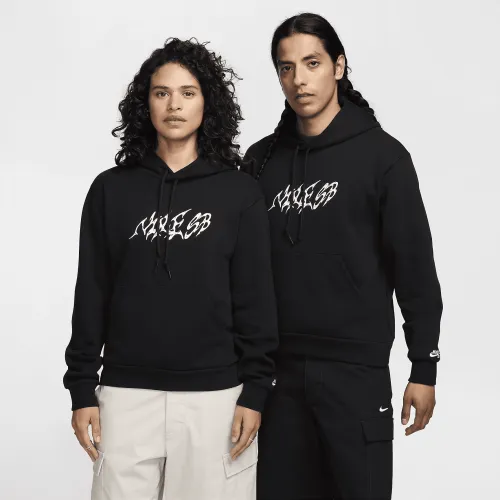 Nike SB Fleece Pullover Skate Толстовка з капюшоном колір чорний