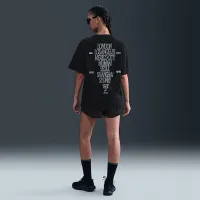Nike After Dark Tour женская Loose Short-Sleeve футболка цвет черный