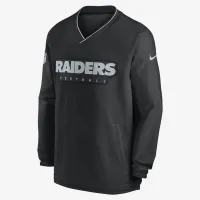 Las Vegas Raiders Sideline чоловічі Nike NFL Long-Sleeve Вітровка колір чорний