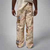 Nike Air Jordan чоловічі Carpenter Pants колір коричневий