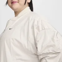 Nike Sportswear Essential жіноча оверсайз Bomber Куртка (великі розміри) колір коричневий