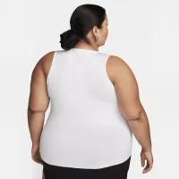 Nike One Classic жіноча Dri-FIT Tank Top (великі розміри) колір білий