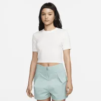 Nike Sportswear Essential женская Crop футболка цвет белый