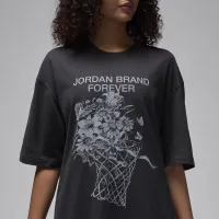 Nike Jordan жіноча оверсайз Graphic футболка колір чорний