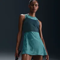 NikeCourt Slam женская Dri-FIT Tennis Костюм цвет зеленый