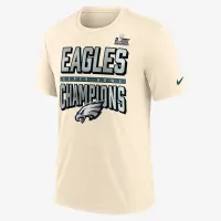 Philadelphia Eagles Super Bowl LIX Champions Strong Slant чоловічі Nike NFL футболка колір коричневий