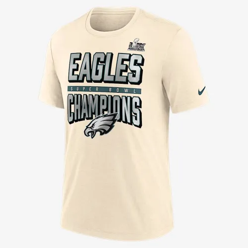 Philadelphia Eagles Super Bowl LIX Champions Strong Slant чоловічі Nike NFL футболка колір коричневий