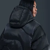 Nike Sportswear Swoosh Series жіноча Therma-FIT оверсайз Down Puffer Куртка колір чорний