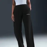 Nike Sportswear Phoenix Fleece жіноча Straight-Leg Sweatpants колір чорний