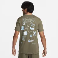 Nike чоловічі Dri-FIT Fitness футболка колір зелений