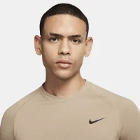 Nike Flex Rep чоловічі Dri-FIT Short-Sleeve Fitness Top колір коричневий
