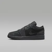 Nike Air Jordan 1 Low SE Craft Big детские Кроссовки цвет серый