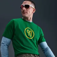 Nike Total 90 мужские Soccer футболка цвет зеленый