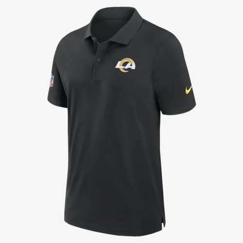Los Angeles Rams Sideline чоловічі Nike Dri-FIT NFL Polo колір чорний