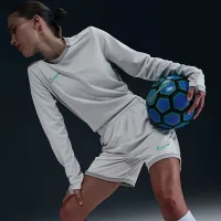 Nike Academy жіноча Dri-FIT Soccer шорти колір сірий