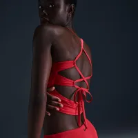 Nike Swim Essential жіноча Sling Bikini Bottom колір червоний