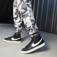 Nike Blazer Mid '77 Vintage мужские Кроссовки цвет черный