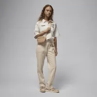 Nike Jordan жіноча Woven Pants колір коричневий