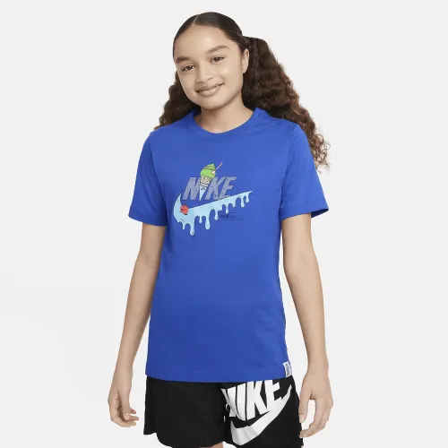 Nike Sportswear Big дитячі футболка блакитний