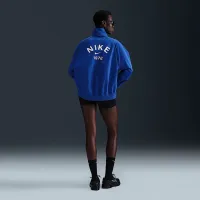 Nike Sportswear Collection женская оверсайз Twill 1/4-Zip Top синий